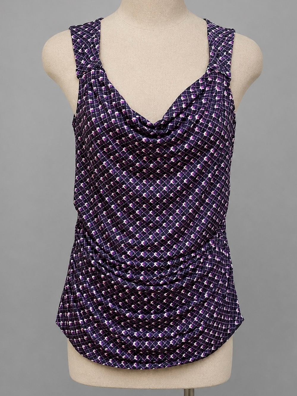 WHITE HOUSE BLACK MARKET Ruched Tank Top